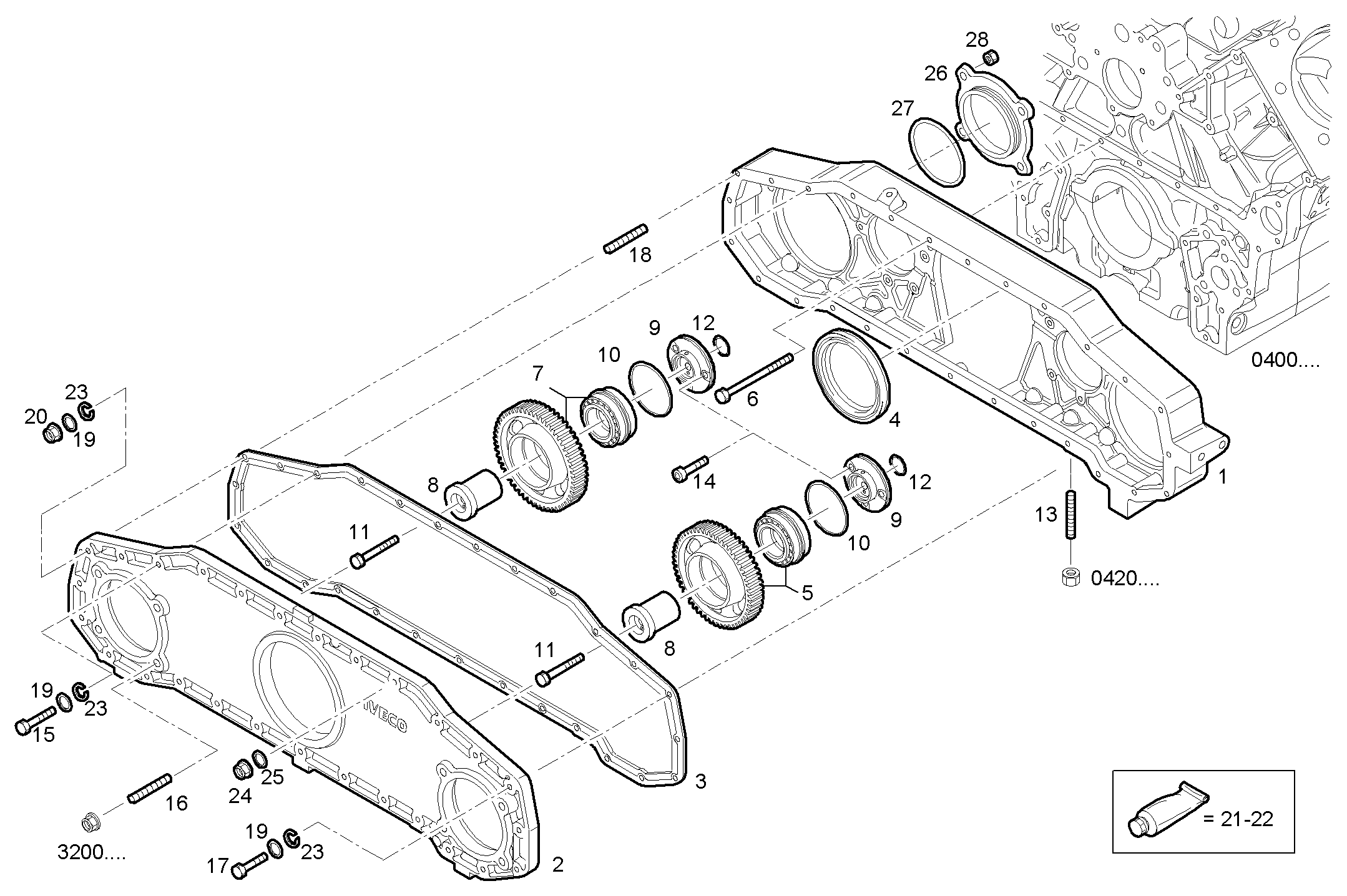 INSERTED BOX ASSEM. parts diagram