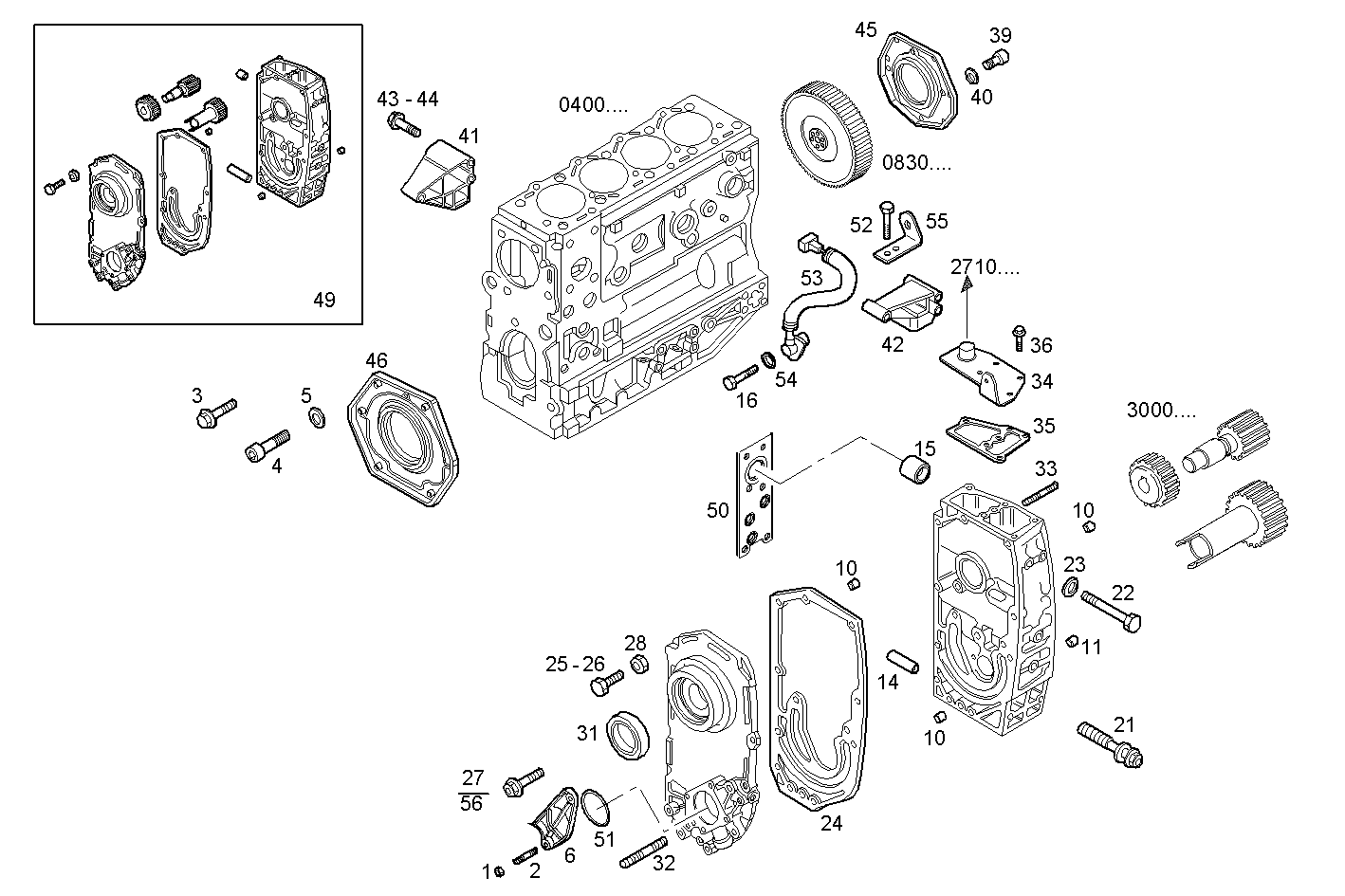 INSERTED BOX ASSEM. parts diagram
