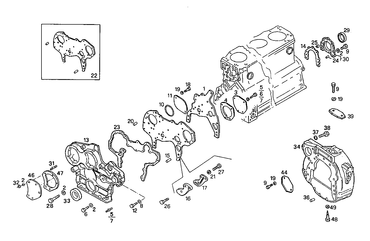 INSERTED BOX ASSEM. parts diagram