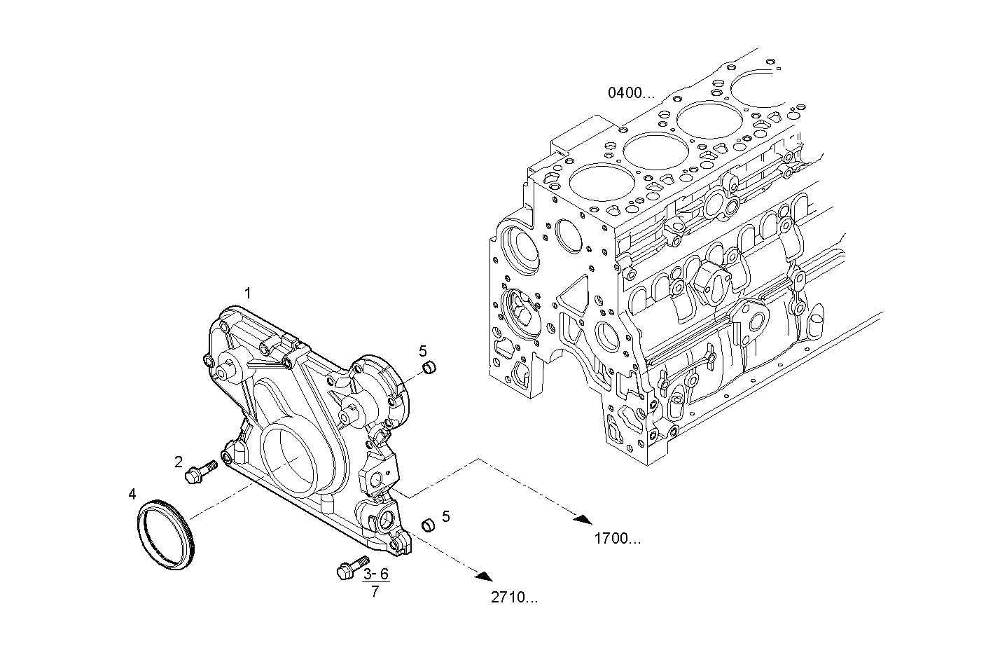 FRONT C.CASE COVER parts diagram