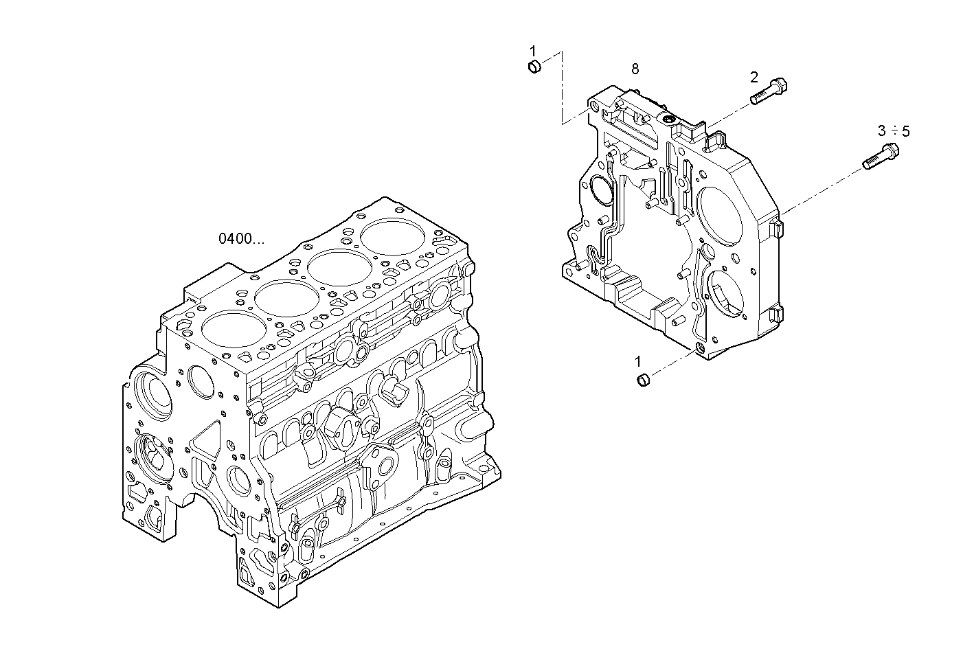 REAR C.CASE COVER parts diagram