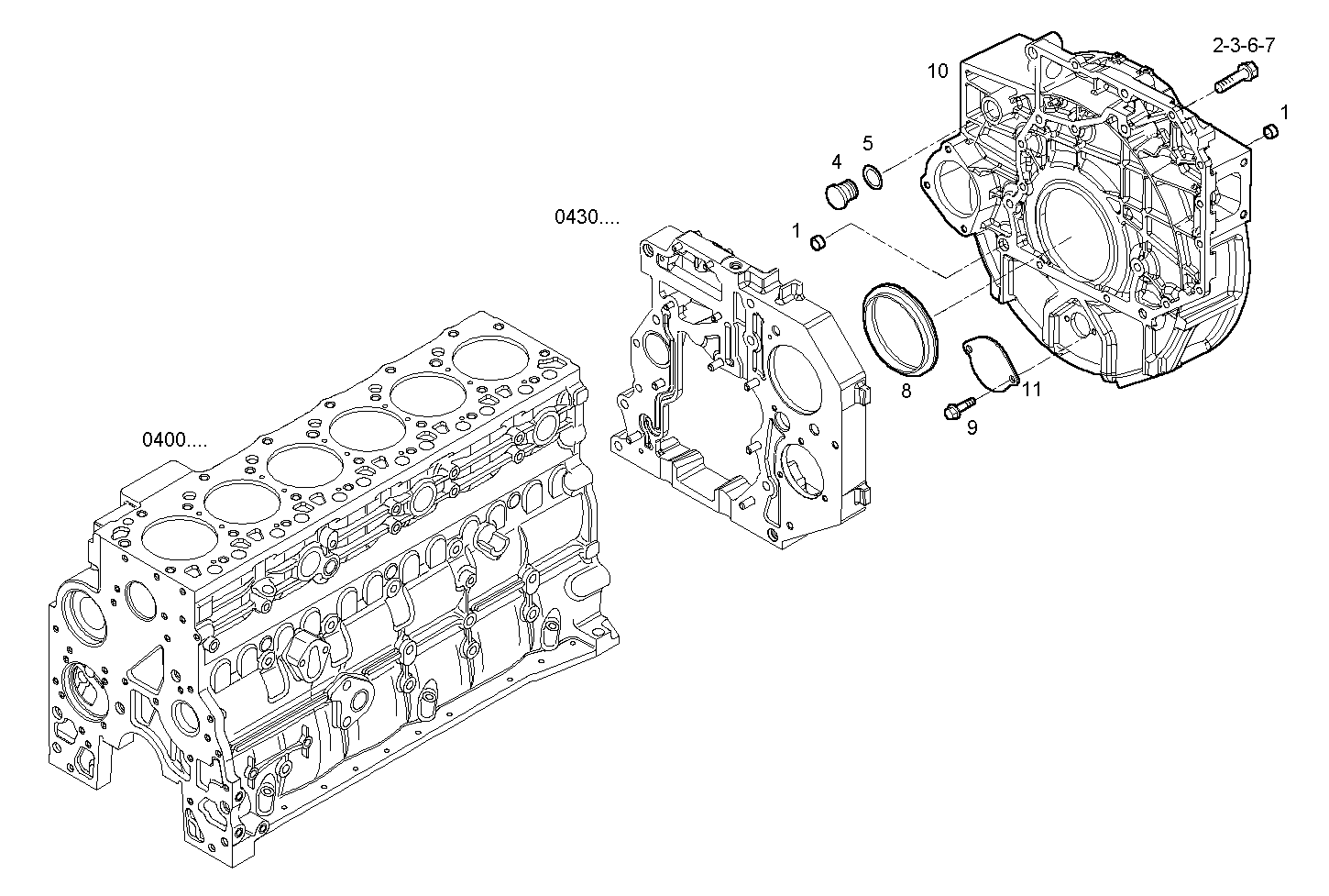 FLYWHEEL HOUSING parts diagram