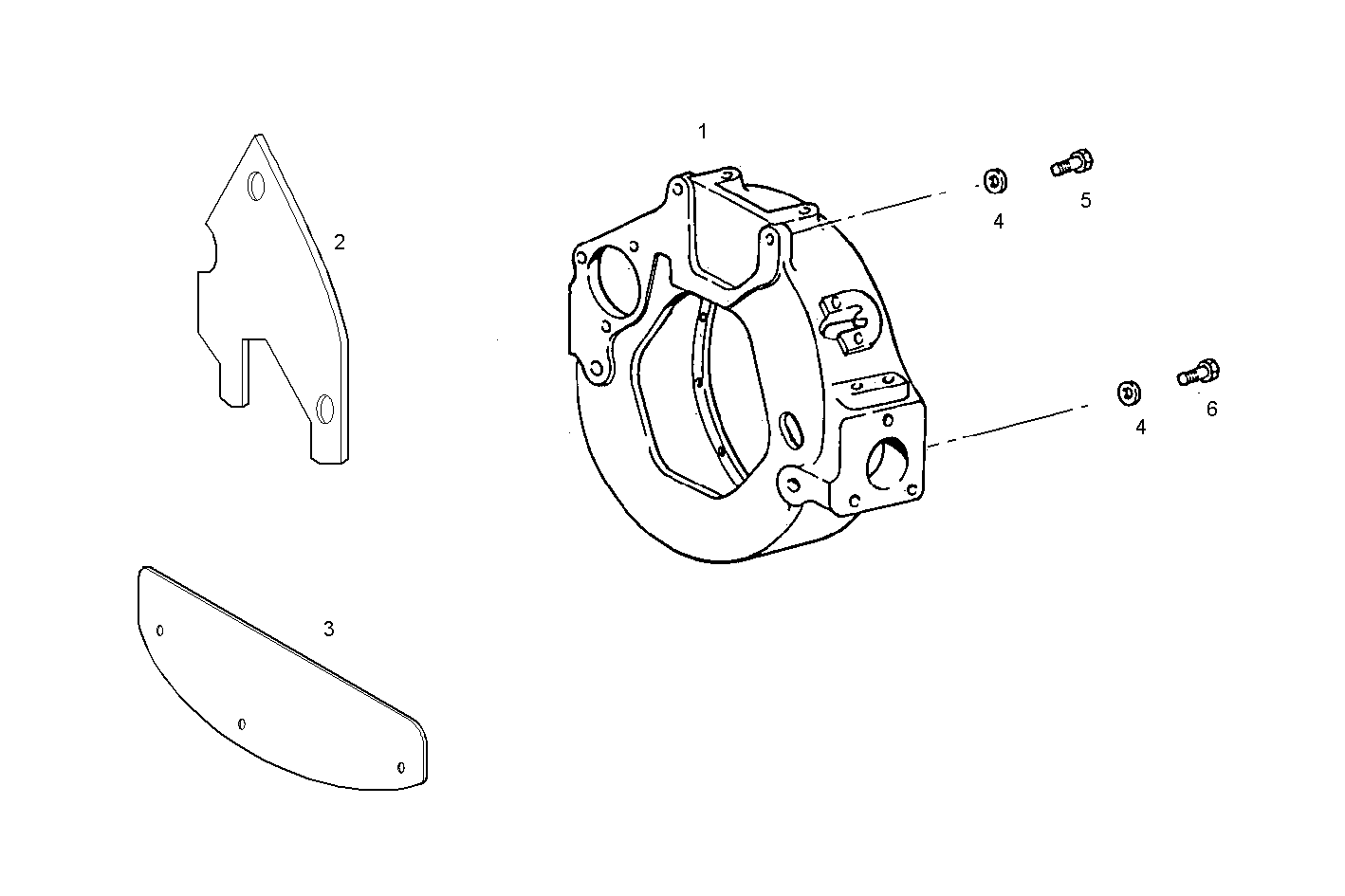 FLYWHEEL HOUSING parts diagram