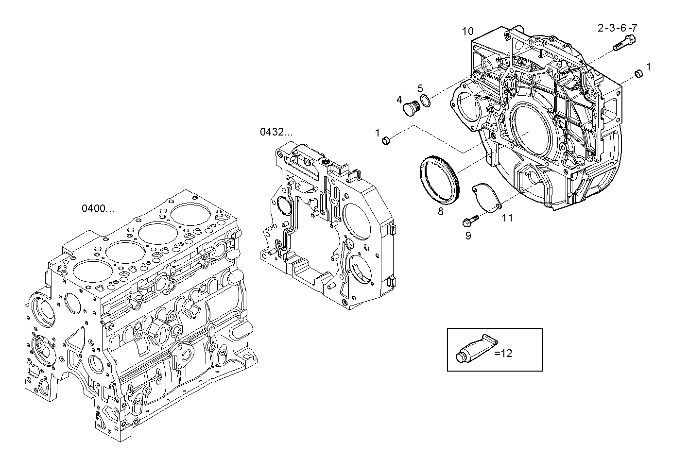 FLYWHEEL HOUSING parts diagram
