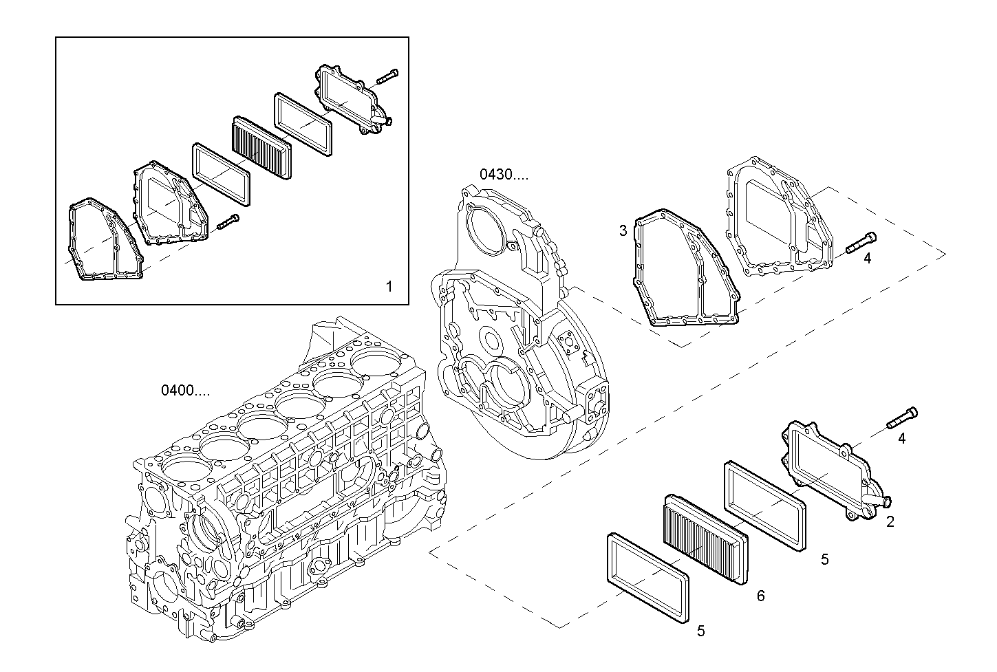 ENGINE BREATHERS parts diagram