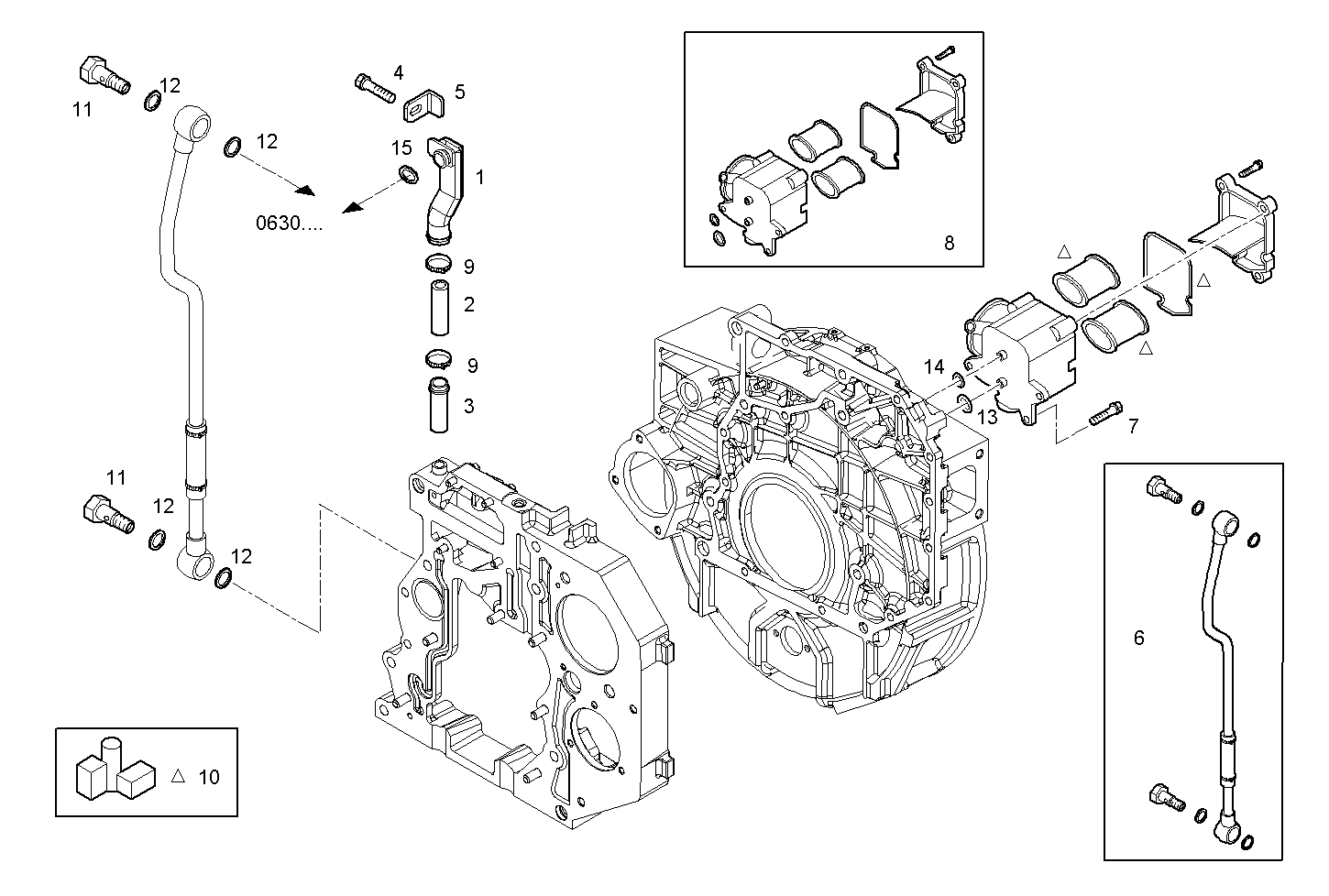 ENGINE BREATHERS parts diagram