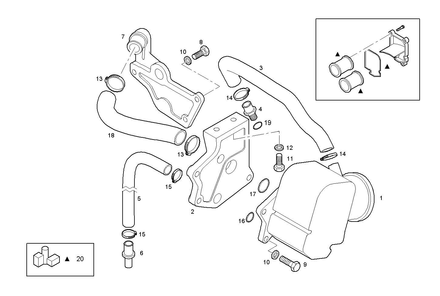 ENGINE BREATHERS parts diagram