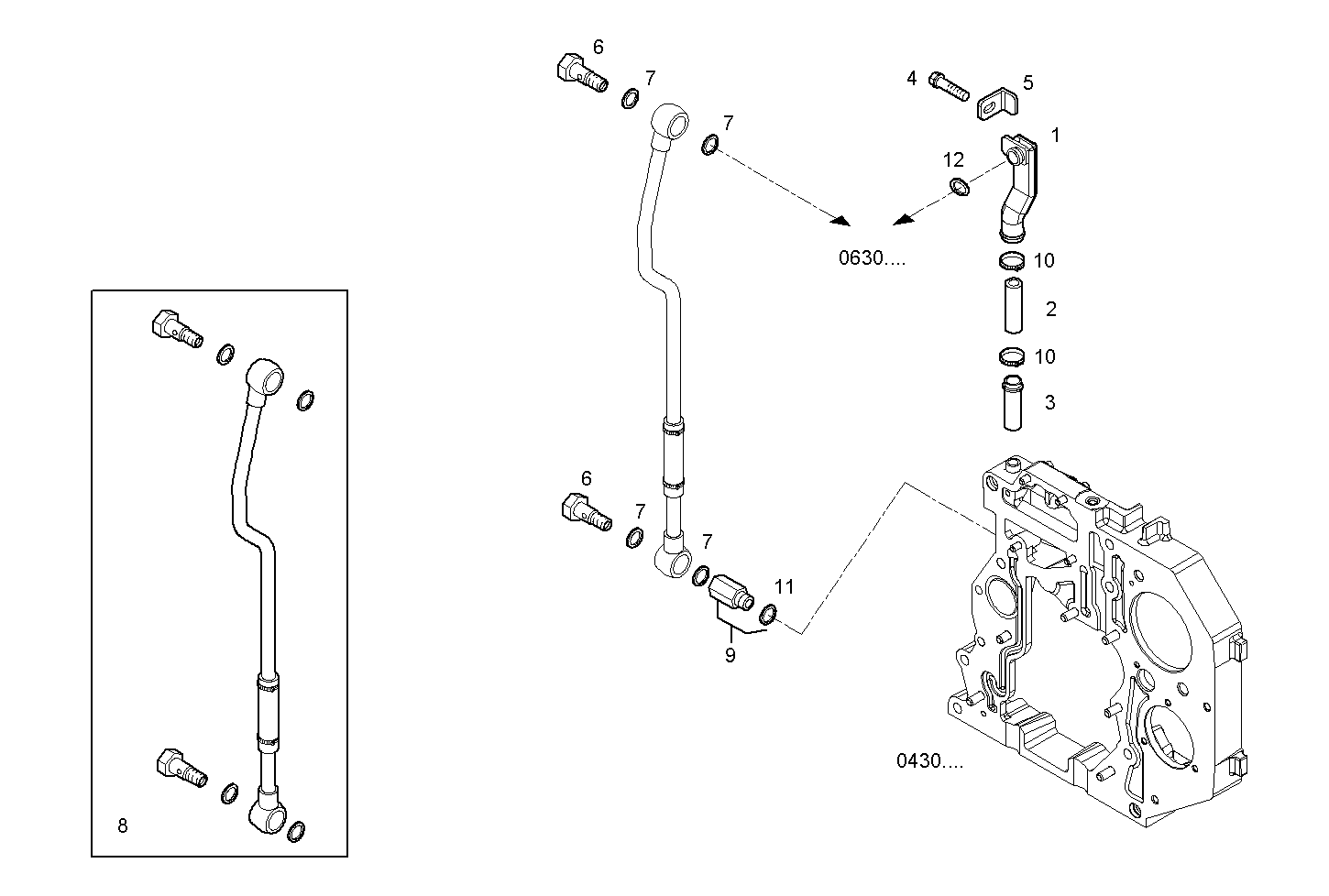 ENGINE BREATHERS parts diagram