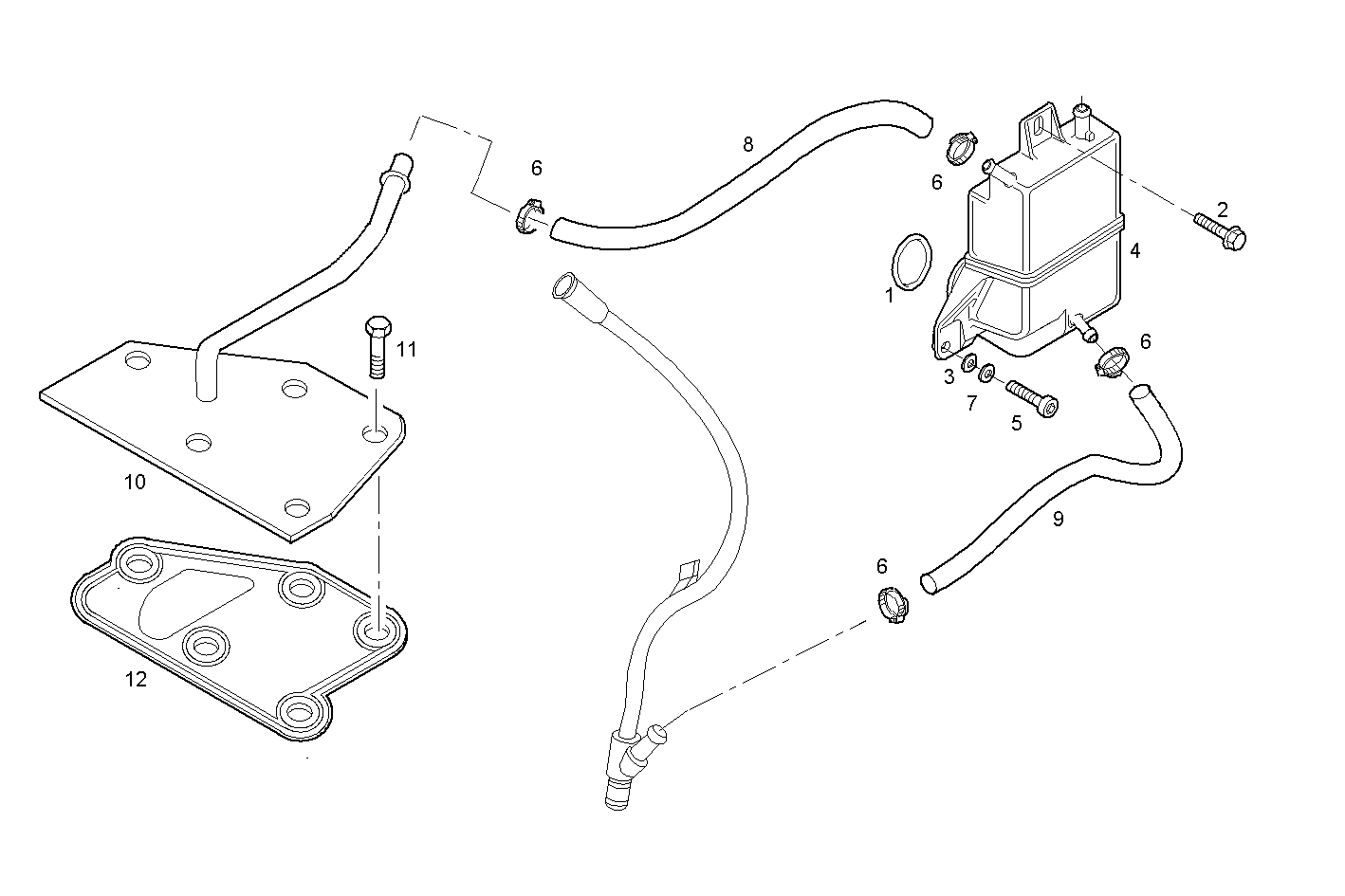ENGINE BREATHERS parts diagram