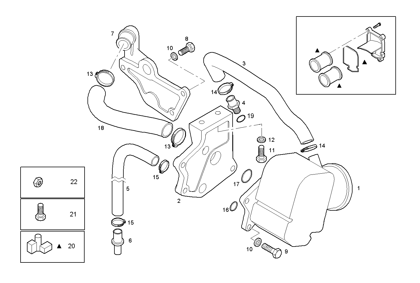 ENGINE BREATHERS parts diagram