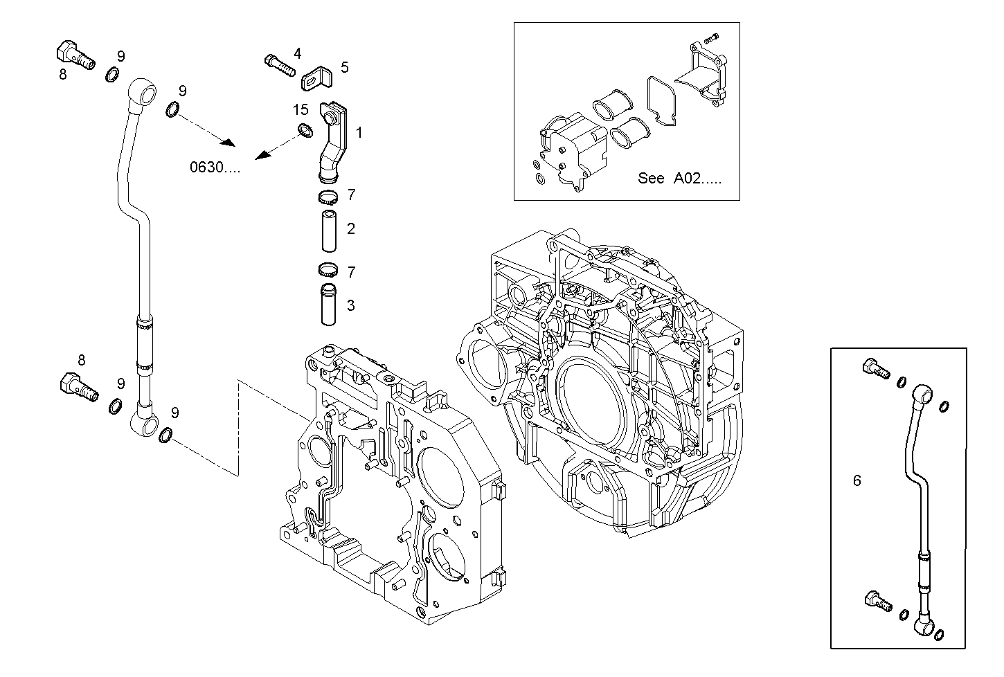 ENGINE BREATHERS parts diagram