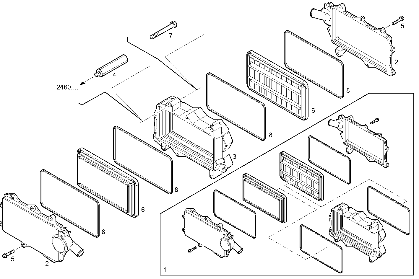 ENGINE BREATHERS parts diagram