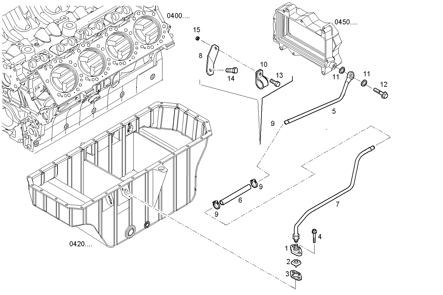 ENGINE BREATHERS parts diagram