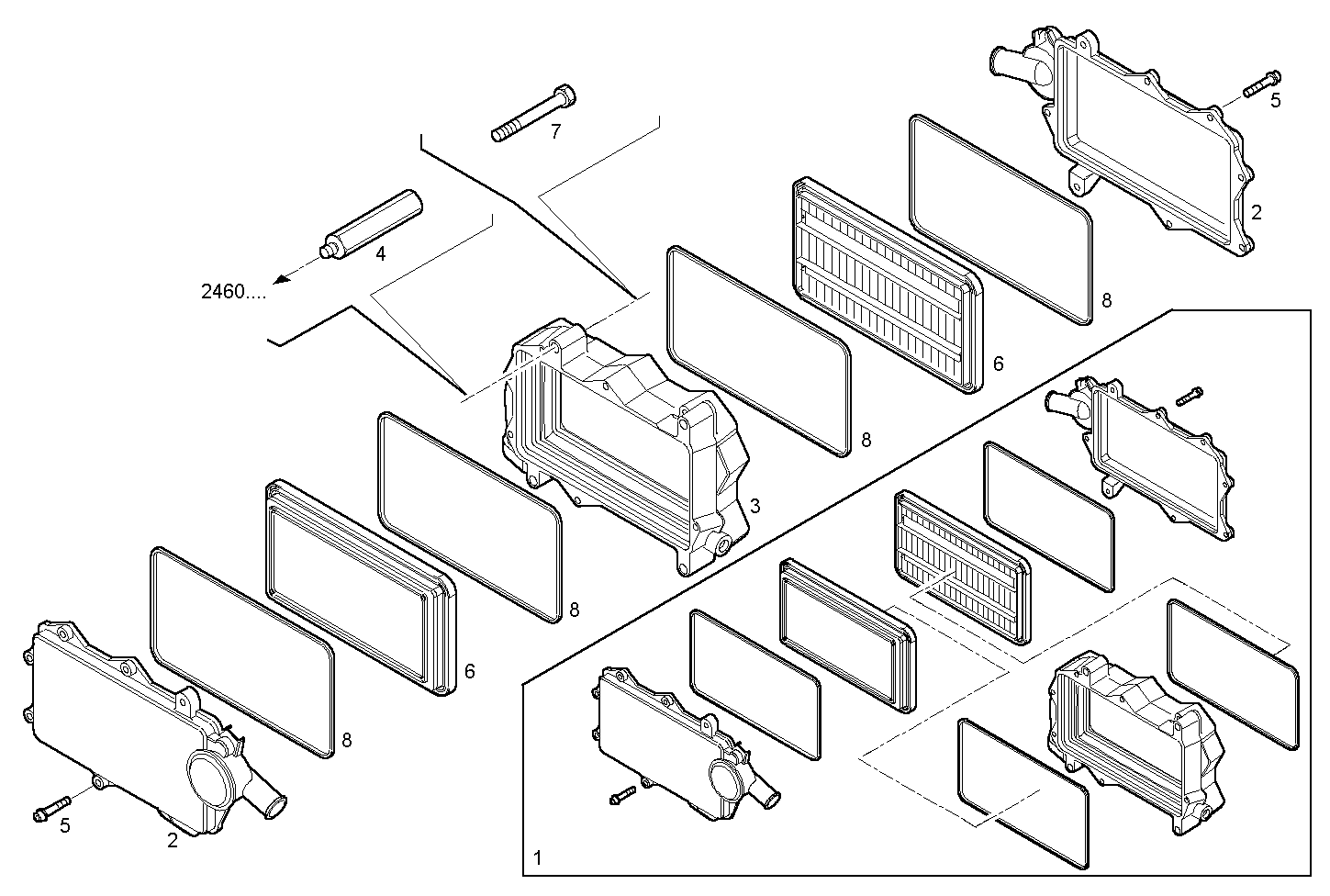 ENGINE BREATHERS parts diagram