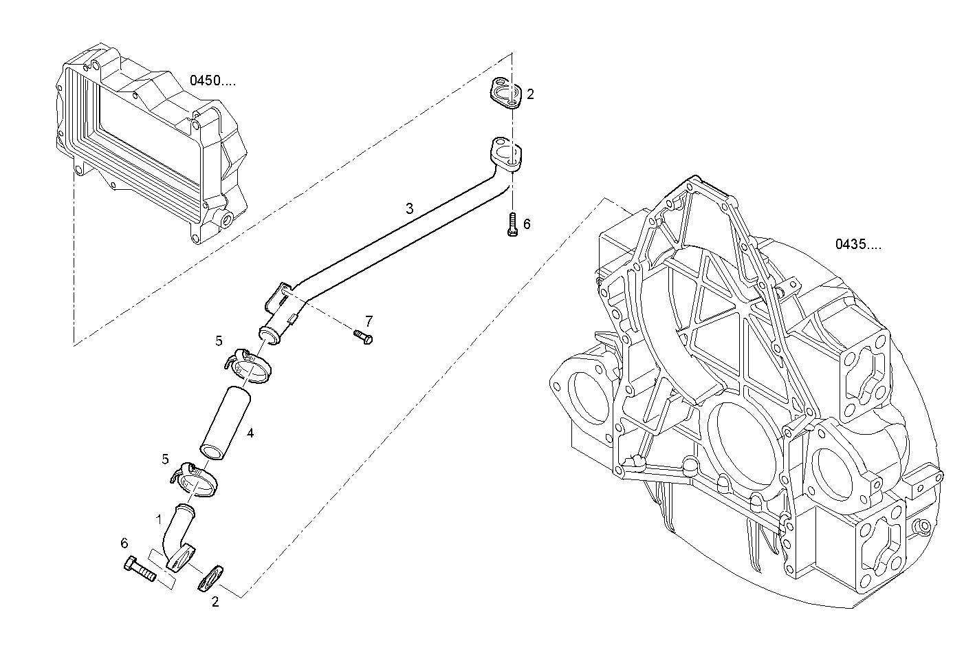 ENGINE BREATHERS parts diagram