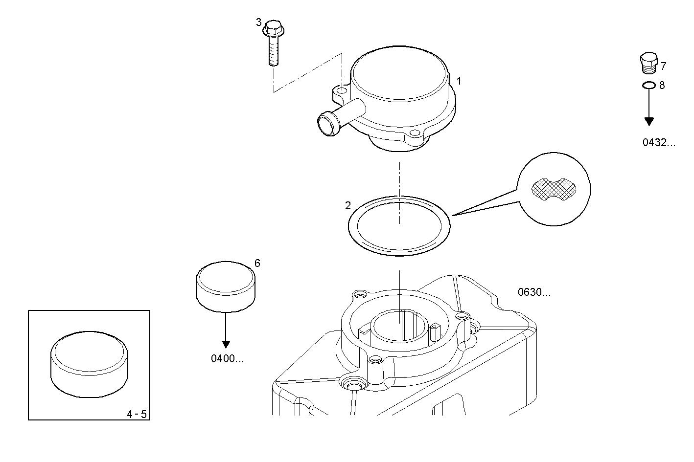 ENGINE BREATHERS parts diagram