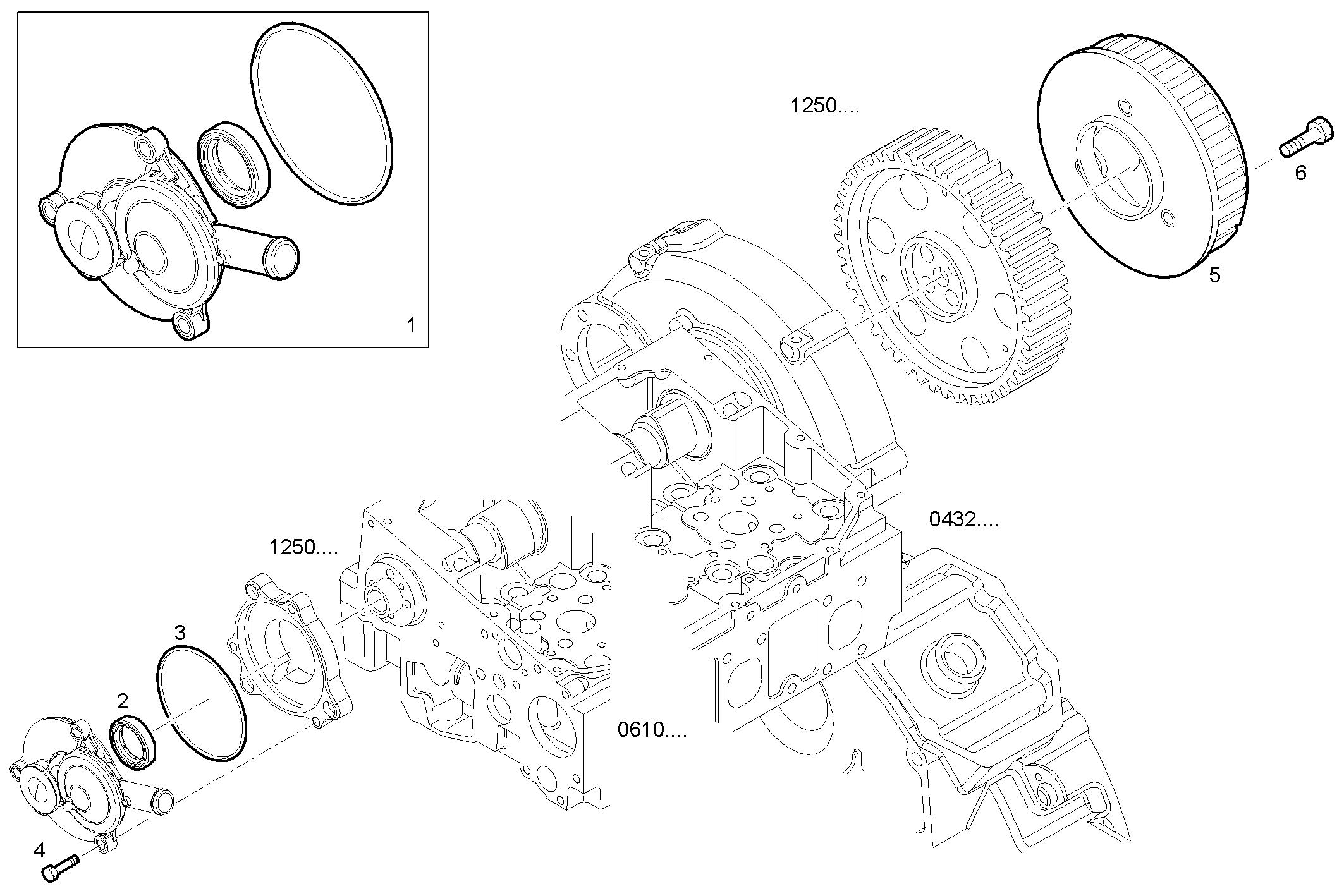 ENGINE BREATHERS parts diagram