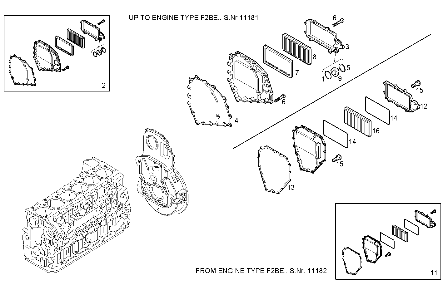 ENGINE BREATHERS parts diagram