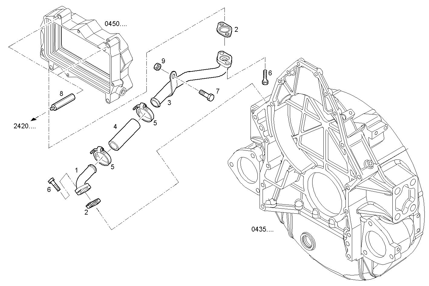 ENGINE BREATHERS parts diagram