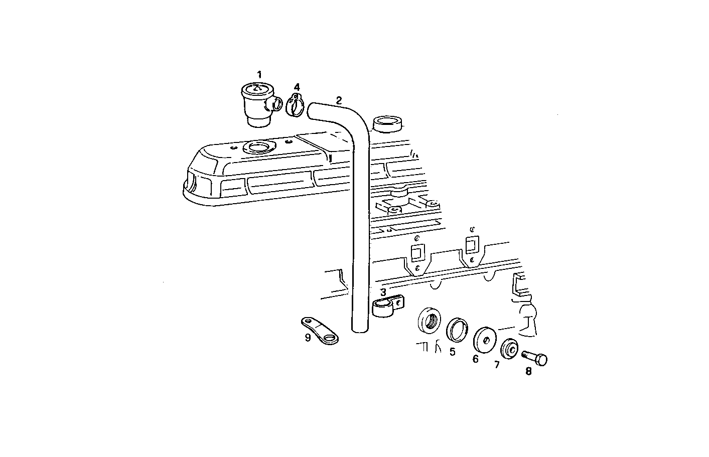 ENGINE BREATHERS parts diagram