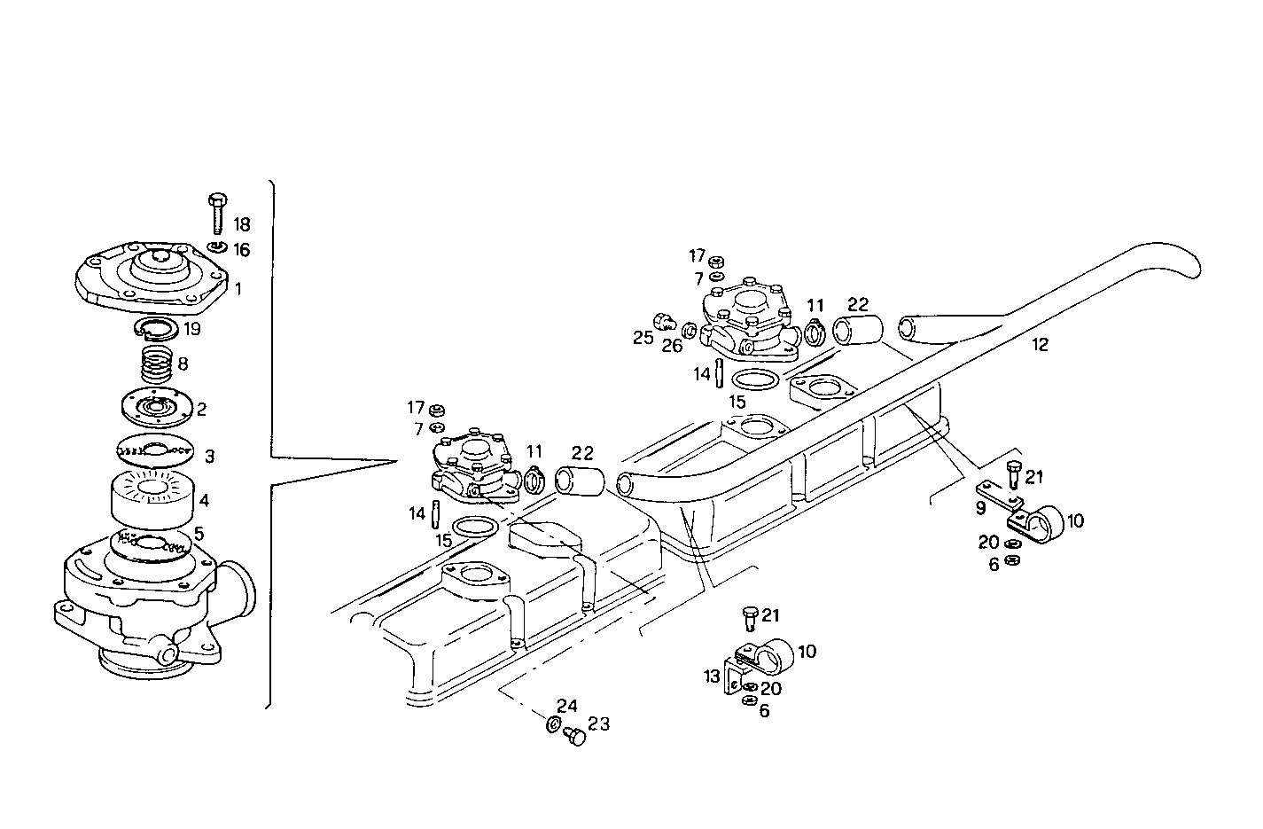 ENGINE BREATHERS parts diagram
