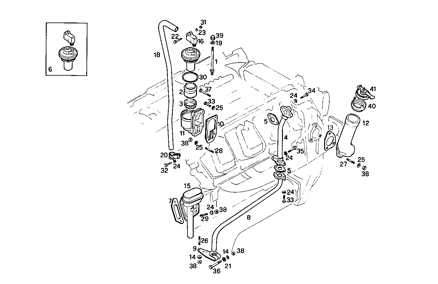 ENGINE BREATHERS parts diagram