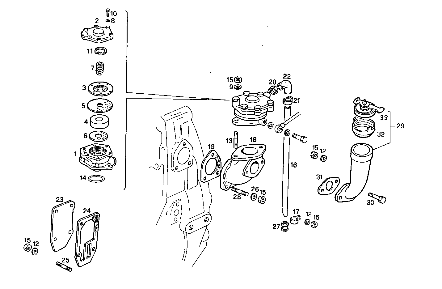 ENGINE BREATHERS parts diagram