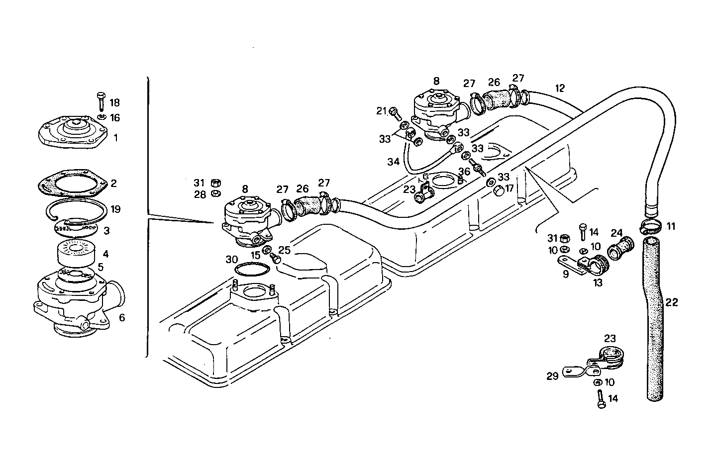 ENGINE BREATHERS parts diagram