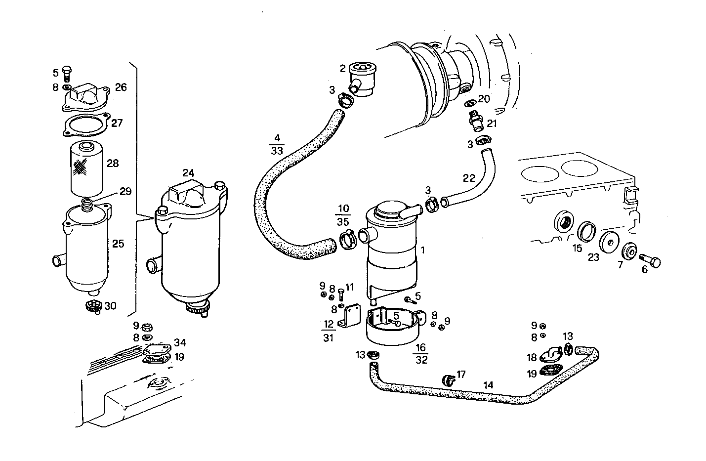 ENGINE BREATHERS parts diagram