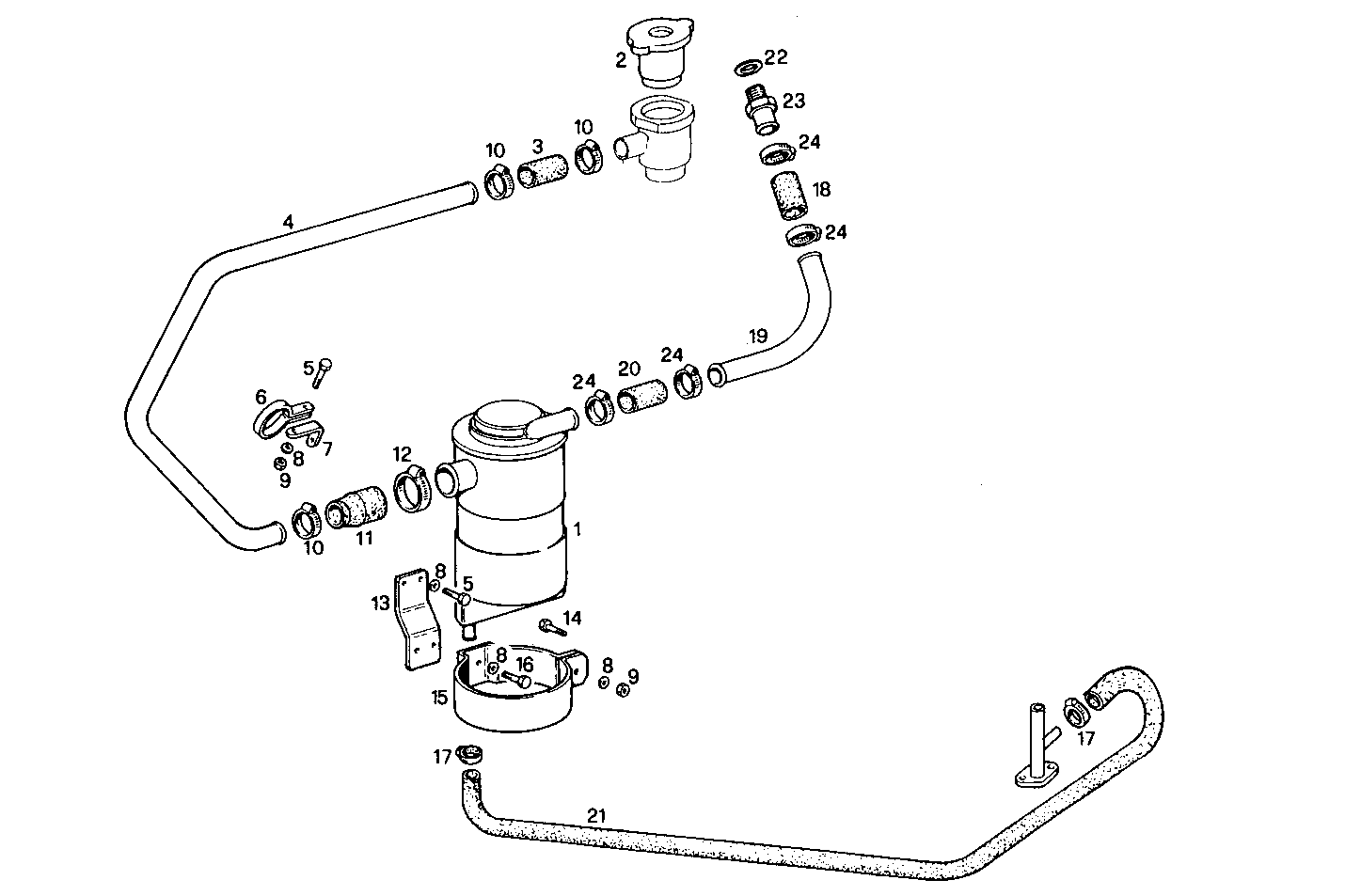 ENGINE BREATHERS parts diagram