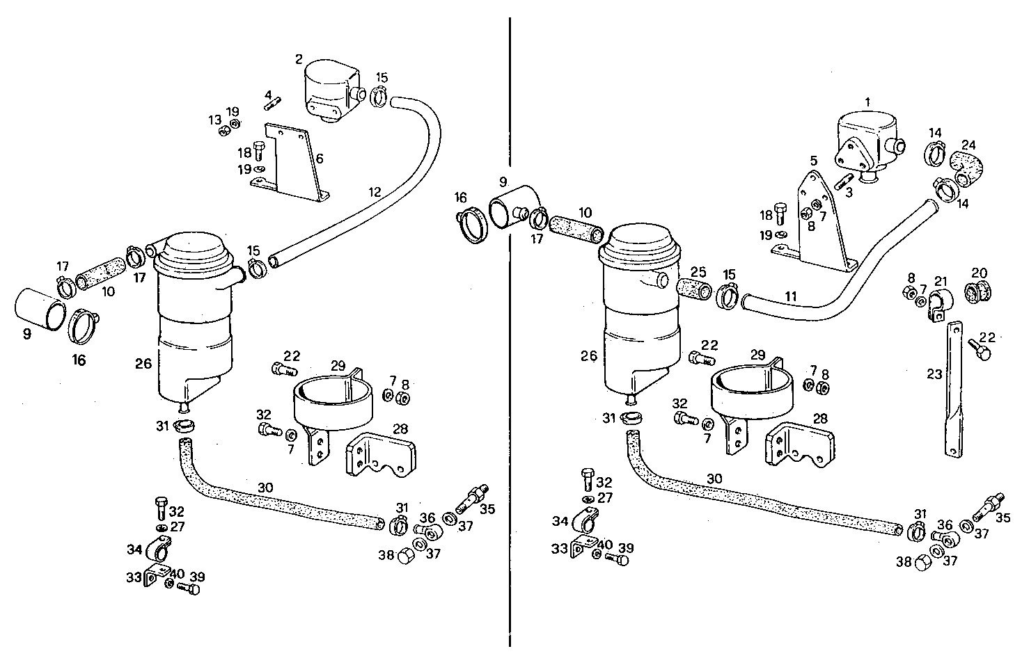ENGINE BREATHERS parts diagram