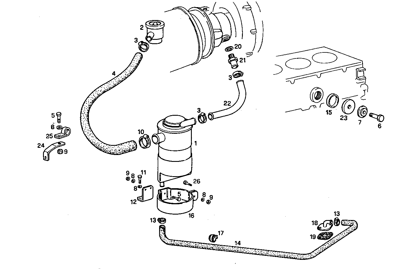 ENGINE BREATHERS parts diagram