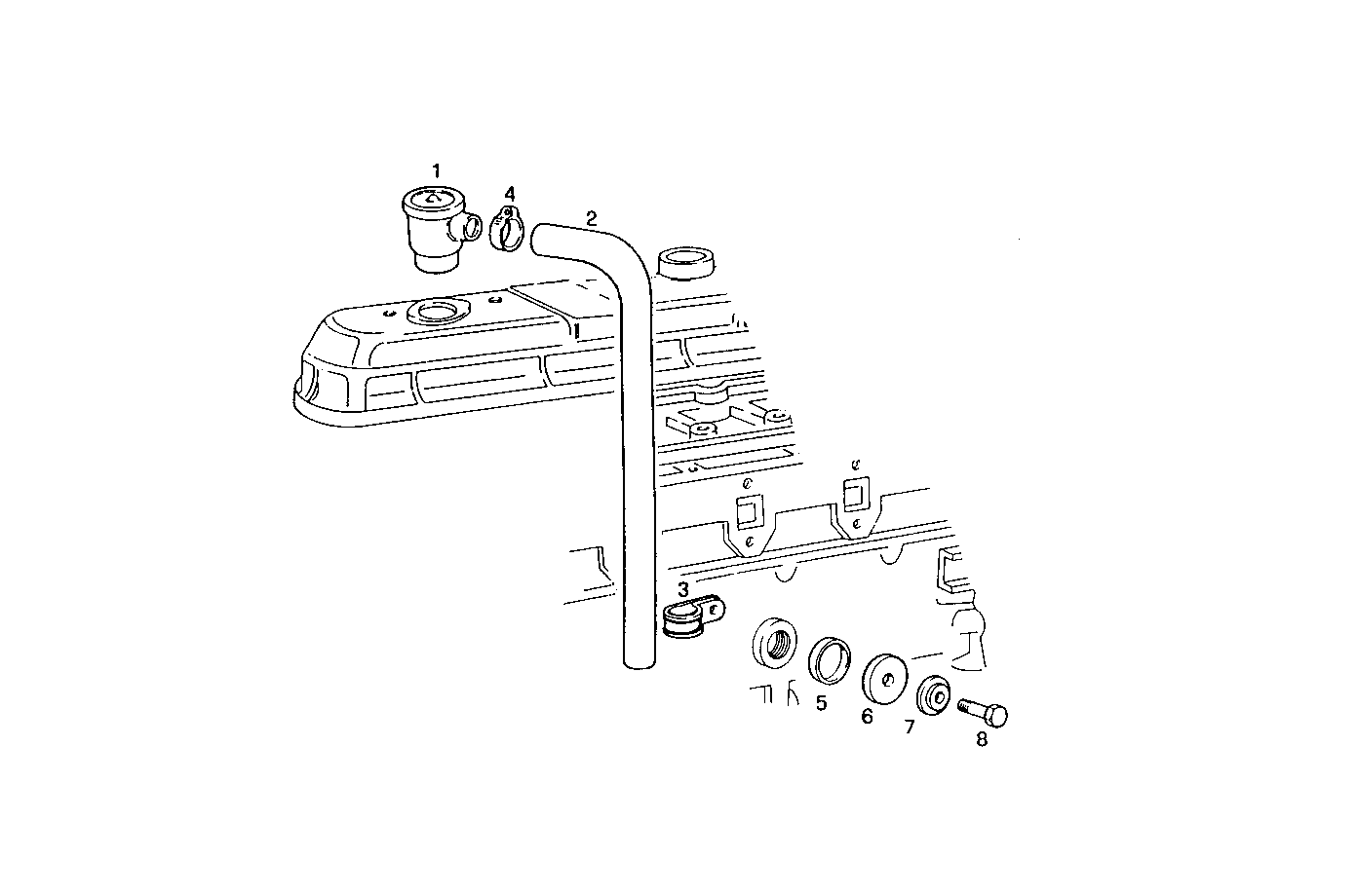 ENGINE BREATHERS parts diagram