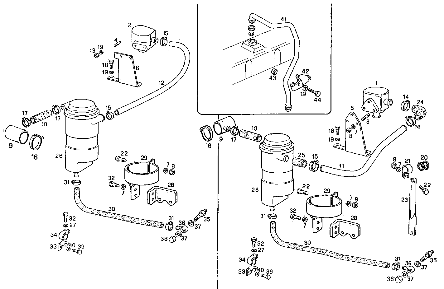 ENGINE BREATHERS parts diagram