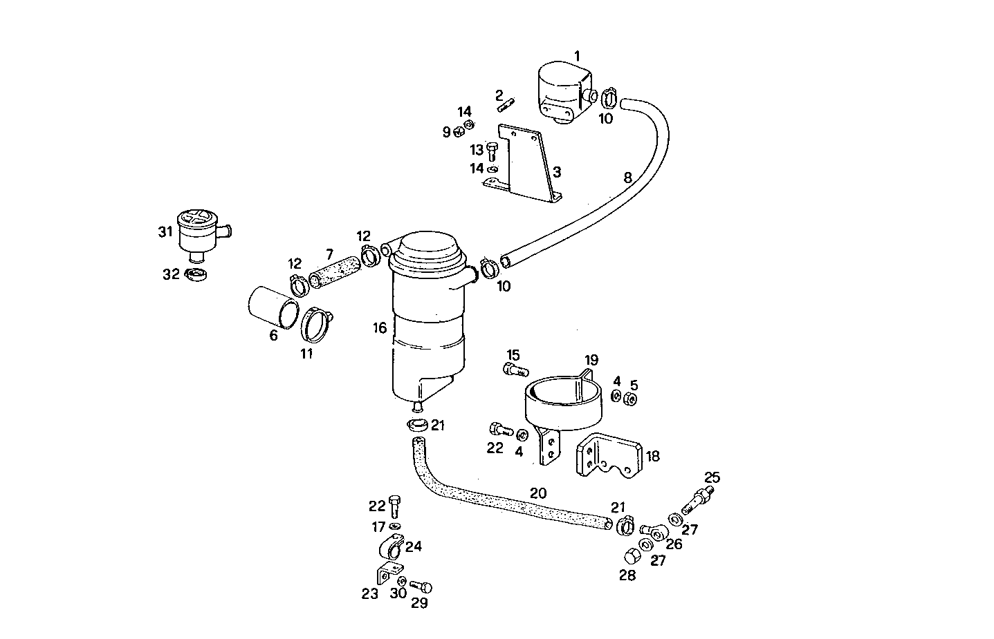 ENGINE BREATHERS parts diagram