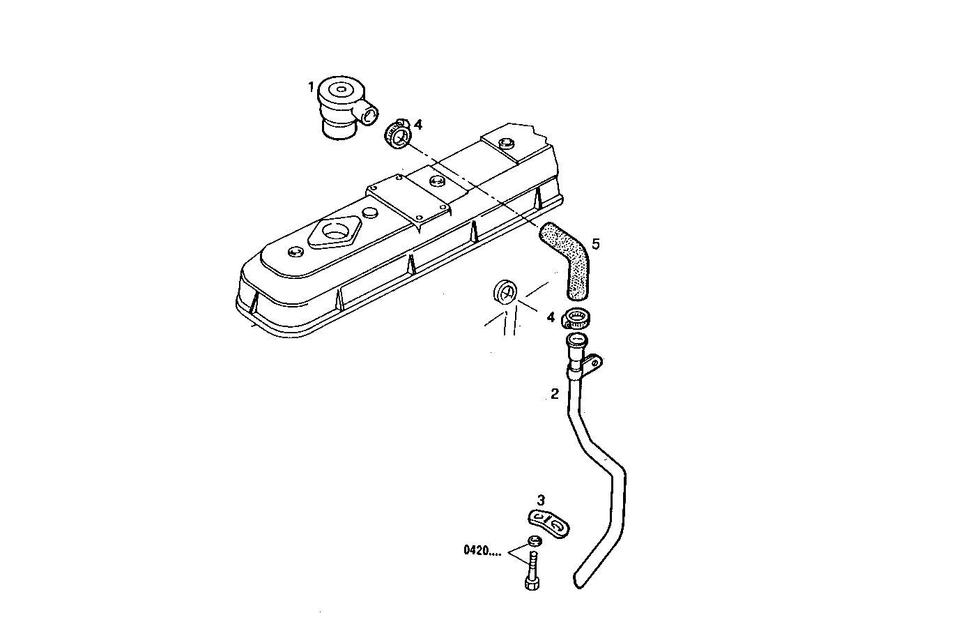 ENGINE BREATHERS parts diagram