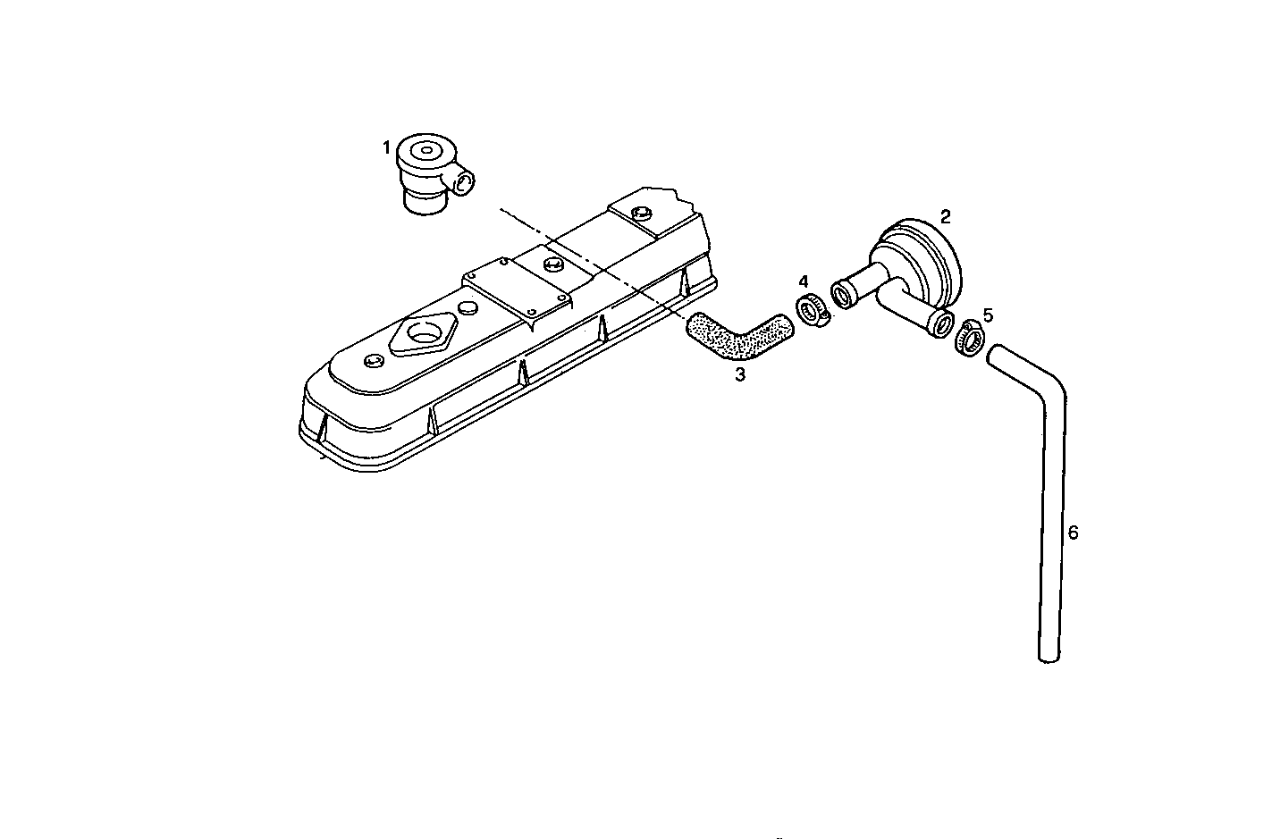 ENGINE BREATHERS parts diagram