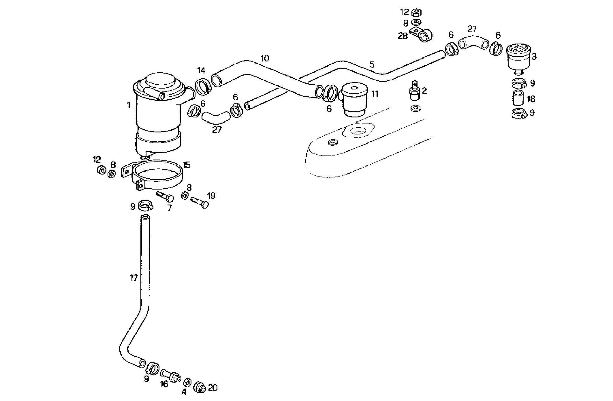 ENGINE BREATHERS parts diagram