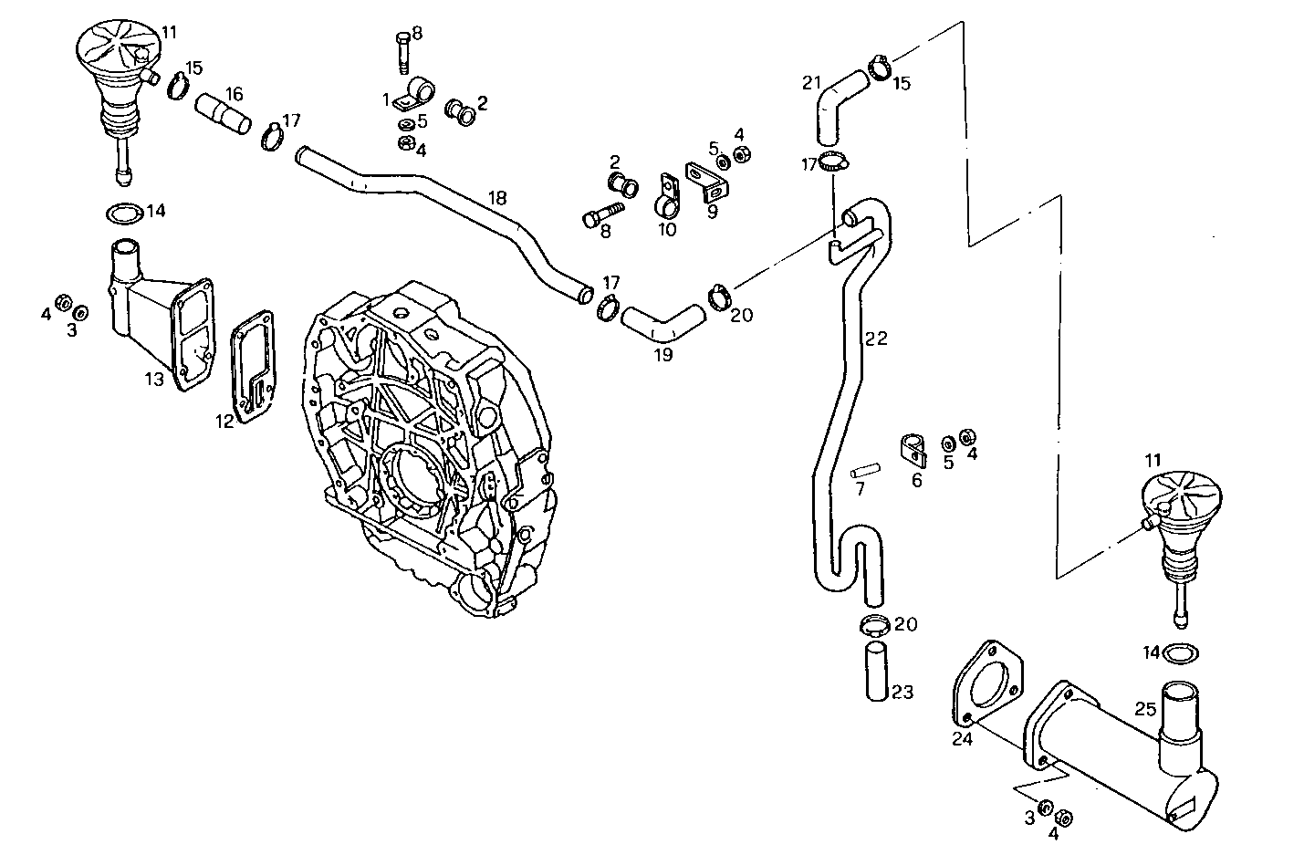 ENGINE BREATHERS parts diagram