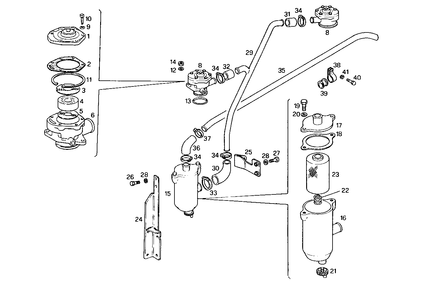 ENGINE BREATHERS parts diagram