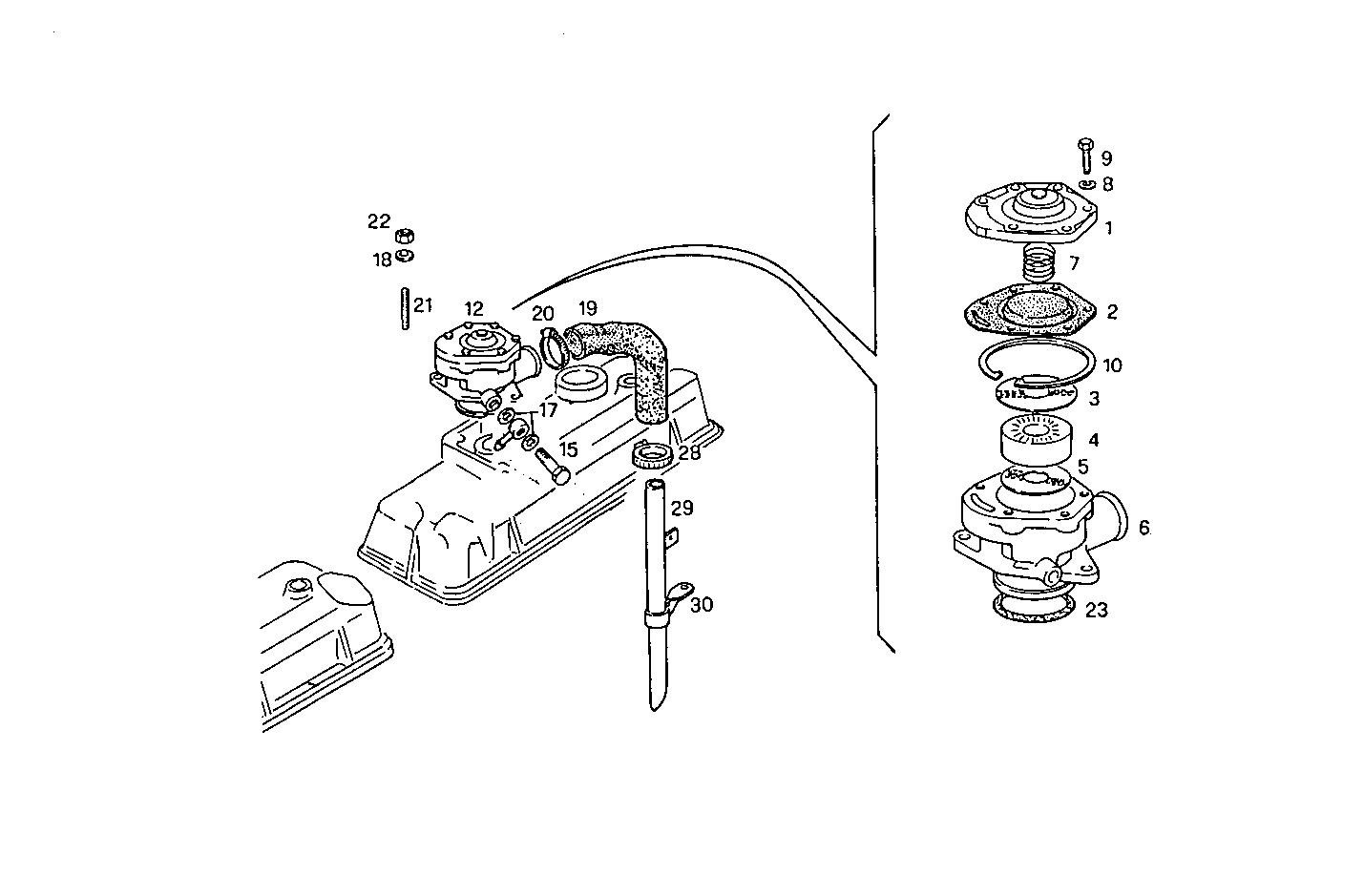 ENGINE BREATHERS parts diagram