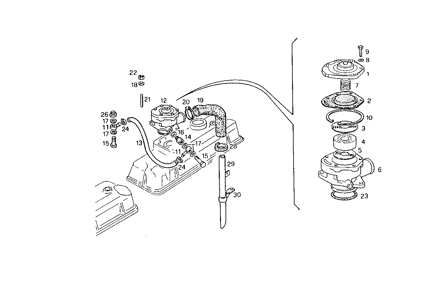 ENGINE BREATHERS parts diagram