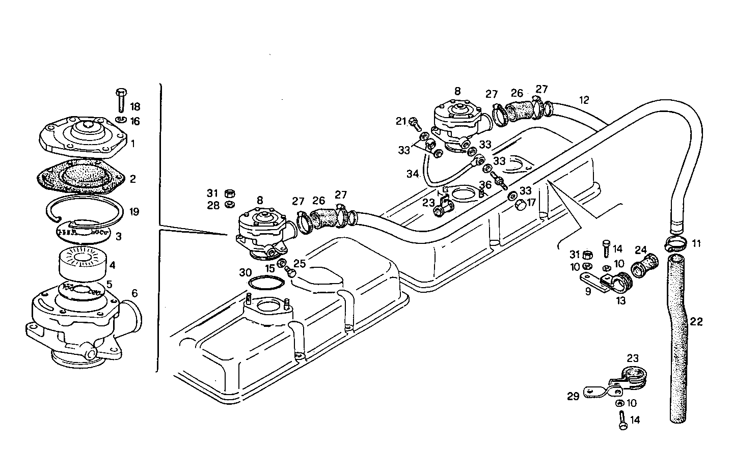 ENGINE BREATHERS parts diagram