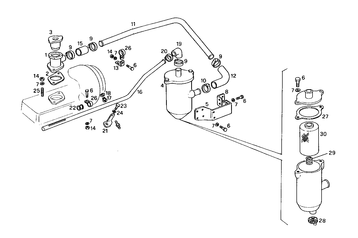 ENGINE BREATHERS parts diagram