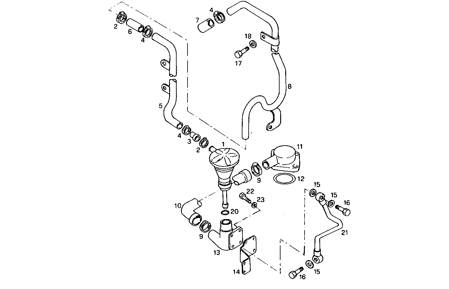 ENGINE BREATHERS parts diagram
