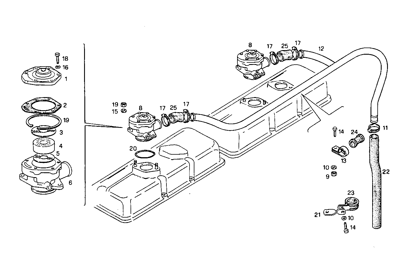 ENGINE BREATHERS parts diagram
