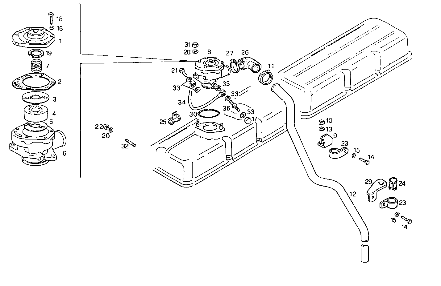 ENGINE BREATHERS parts diagram