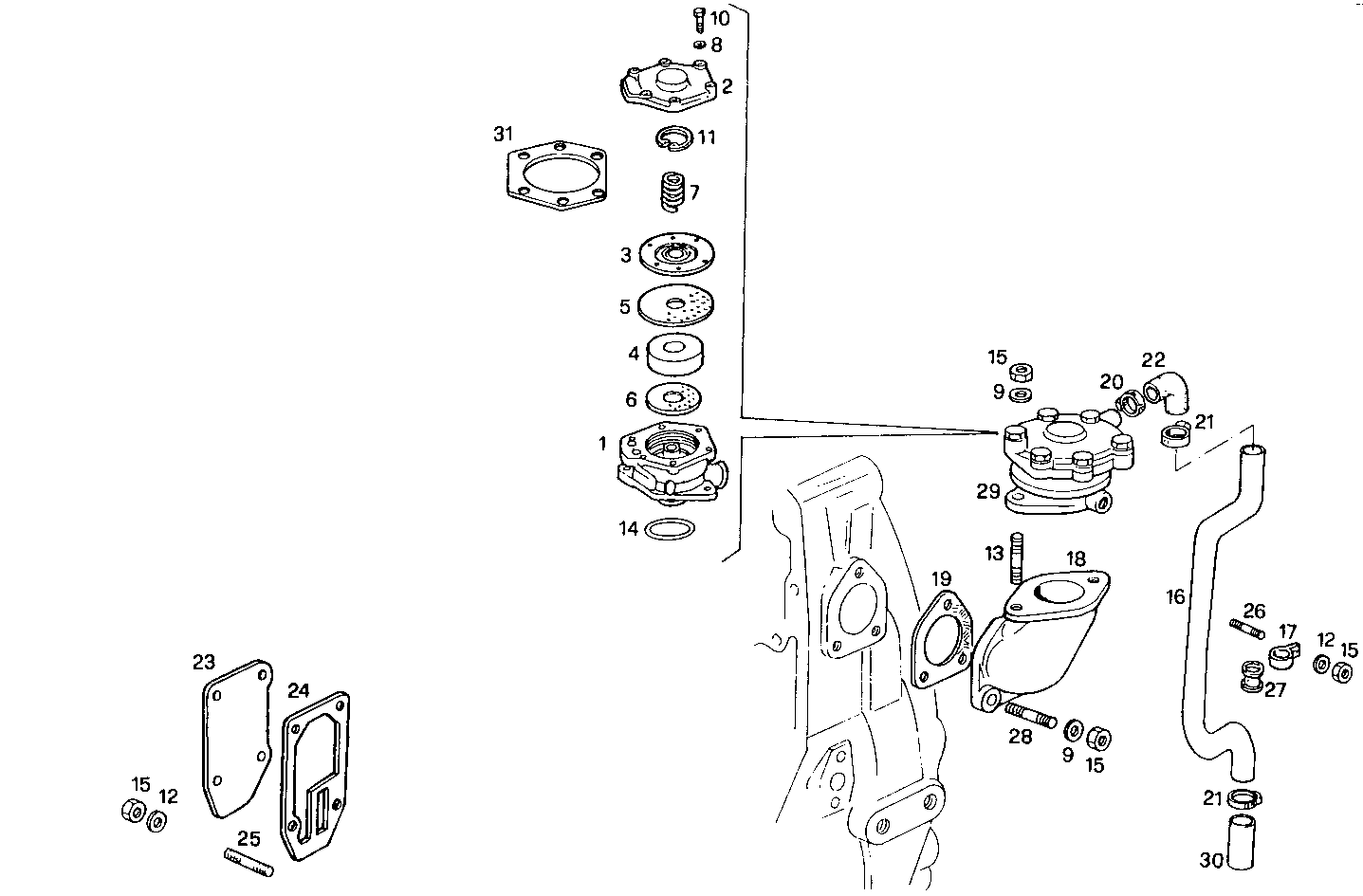ENGINE BREATHERS parts diagram