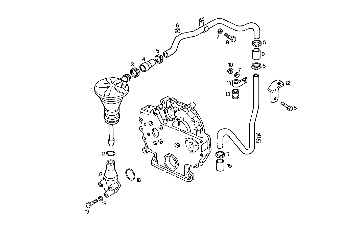 ENGINE BREATHERS parts diagram