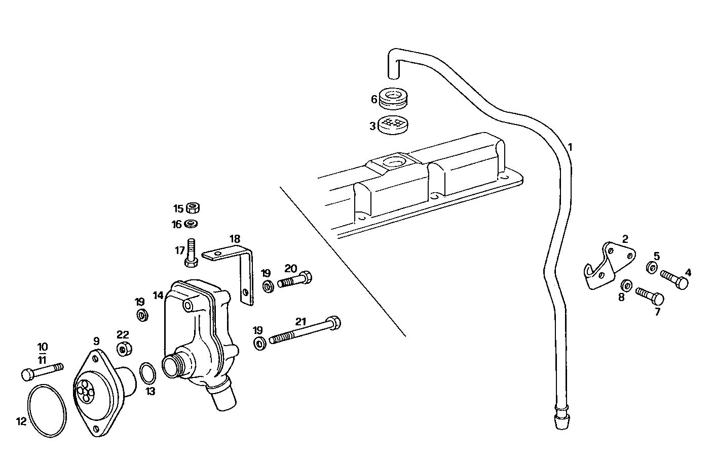 ENGINE BREATHERS parts diagram